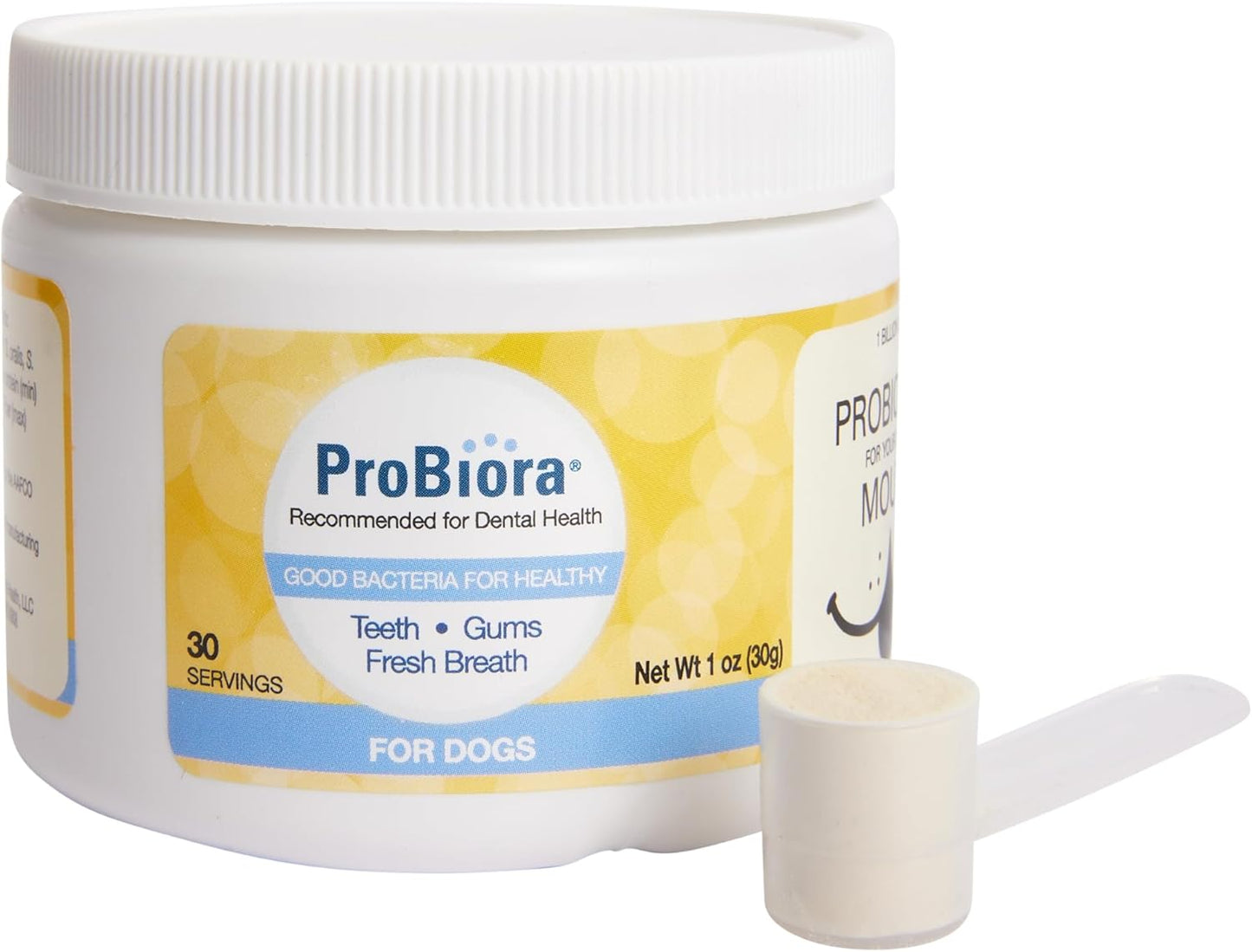 Suplemento probiótico para perros para el cuidado bucal - La Tiendita de la Jose