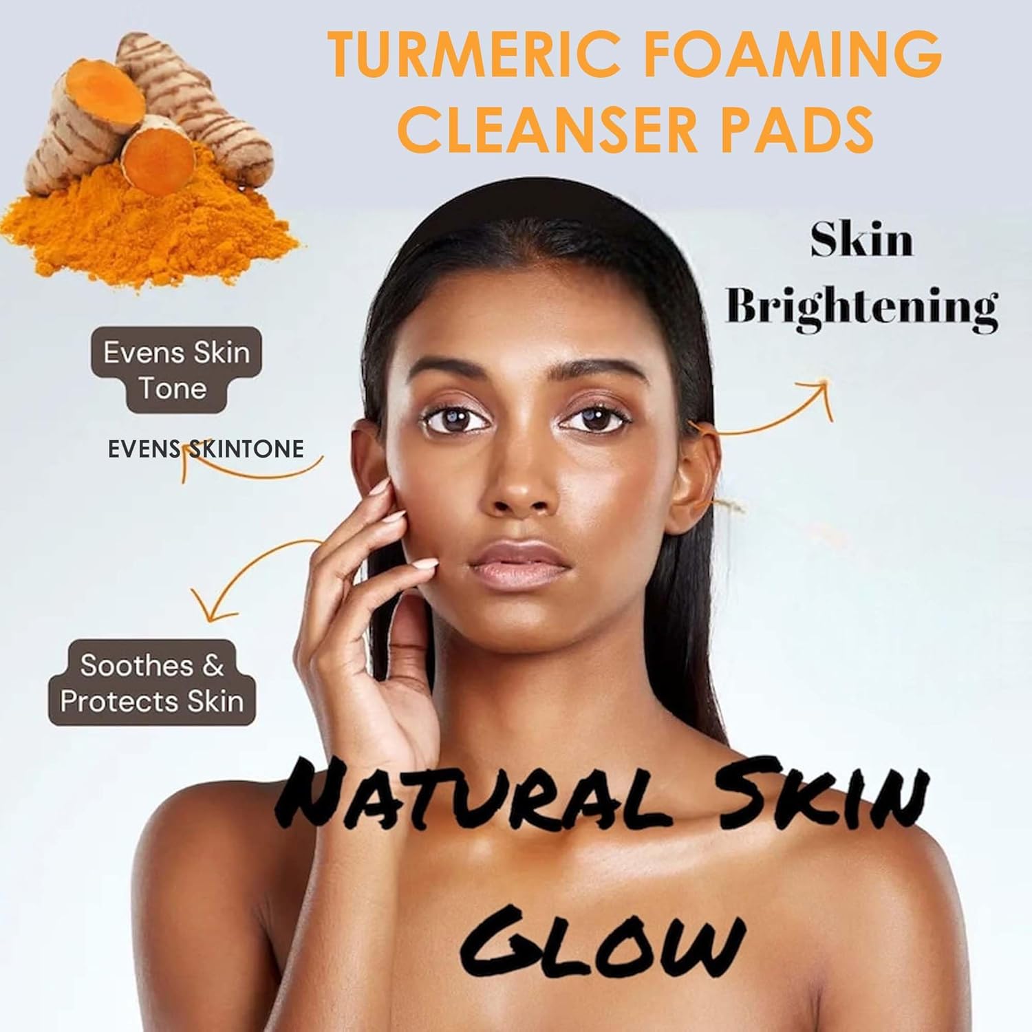 Discos faciales de cúrcuma, esponjas faciales de cúrcuma - La Tiendita de la Jose