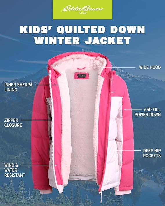 Chaqueta de invierno para niños y niñas Eddie Bauer - La Tiendita de la Jose