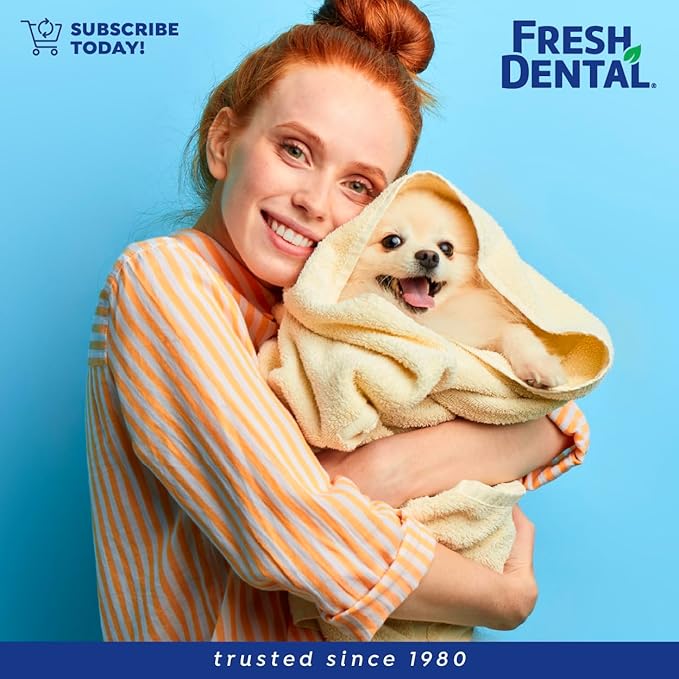 Naturél Promise Fresh - Ambientador dental y aditivo de agua de limpieza dental para perros