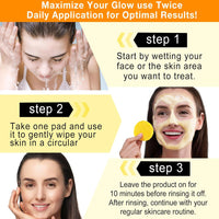 Almohadillas limpiadoras de cúrcuma y ácido kójico - La Tiendita de la Jose