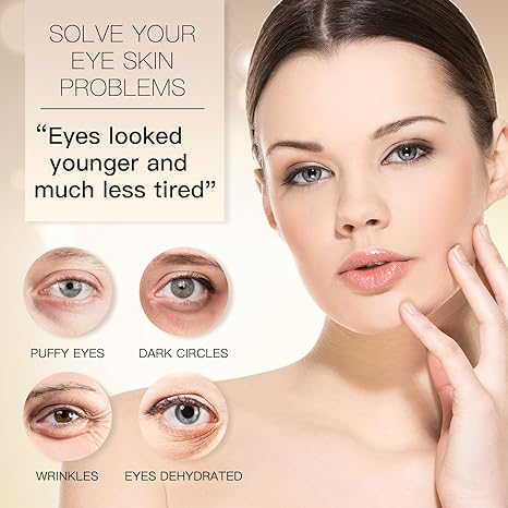 Parches debajo de los ojos para ojos hinchados, 60 almohadillas