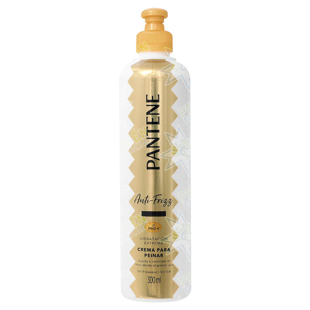Pantene Crema para Peinar Anti Frizz Hidratación Extrema 300 mL