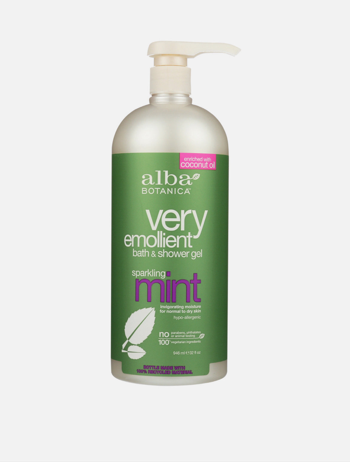 Gel de baño y ducha Alba Botanica emoliente brillante - La Tiendita de la Jose