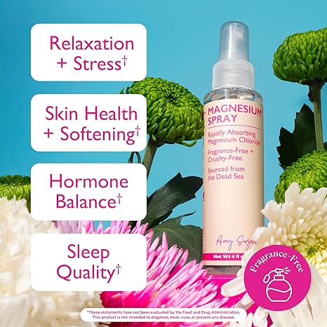 Magnesium Spray Amy Suzanne Oil-free 120ml - La Tiendita de la Jose
