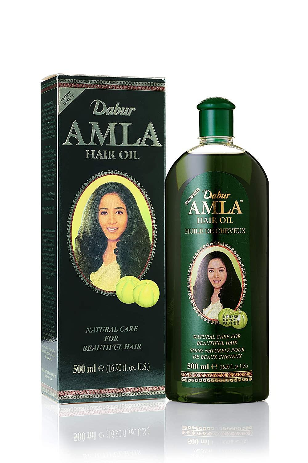 Consigue un cabello fuerte y brillante con el aceite capilar Dabur Amla (300 ml)