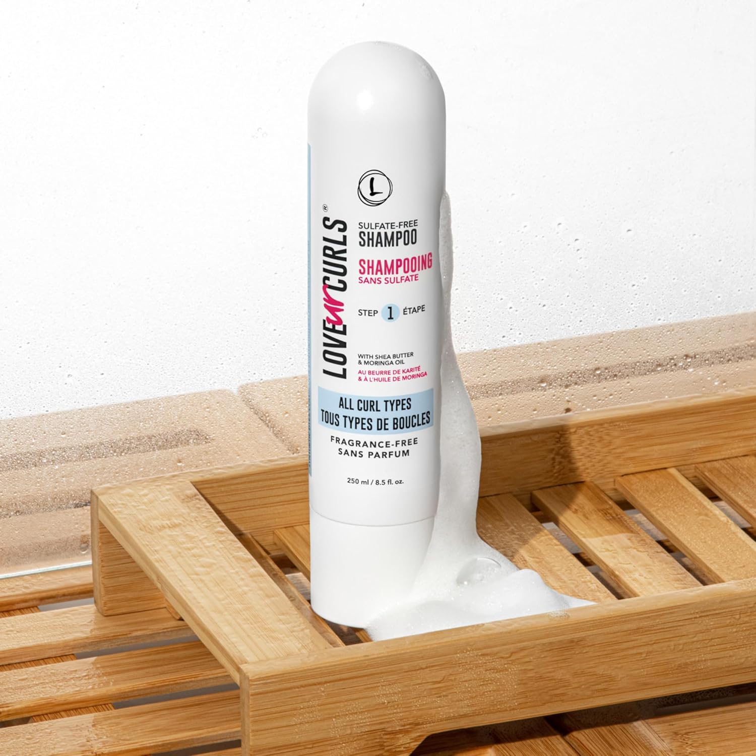 Shampoo sin fragancia, hidratante y limpieza del cuero cabelludo para cabello rizado - La Tiendita de la Jose