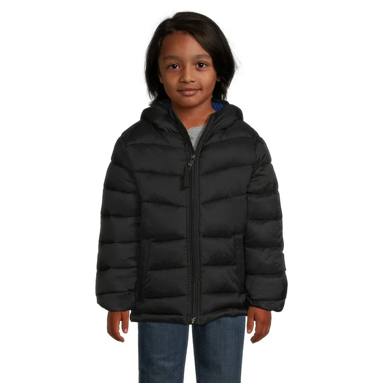Urban Republic Chaqueta Acolchada Plegable para Niños con Capucha - La Tiendita de la Jose
