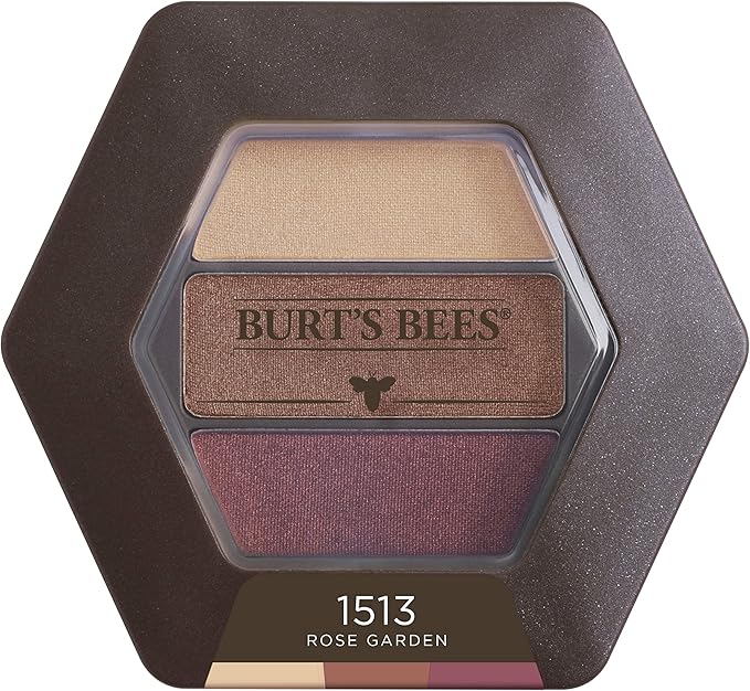 Paleta de sombras de ojos Burt's Bees Natural Origin, trío, Rose Garden, 0.12 oz
