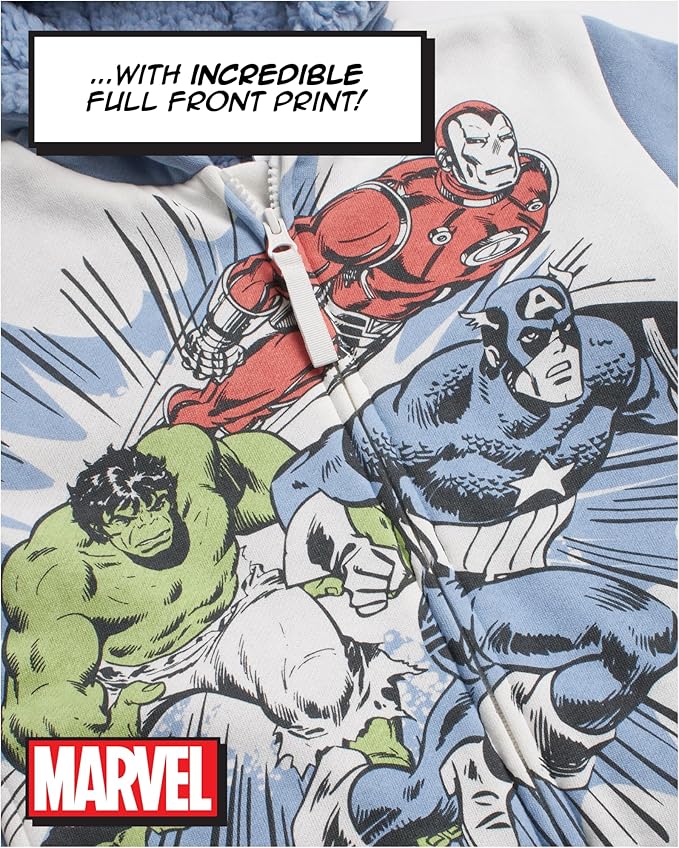 Poleron Hoodie Plush graphic Marvel para niños - La Tiendita de la Jose