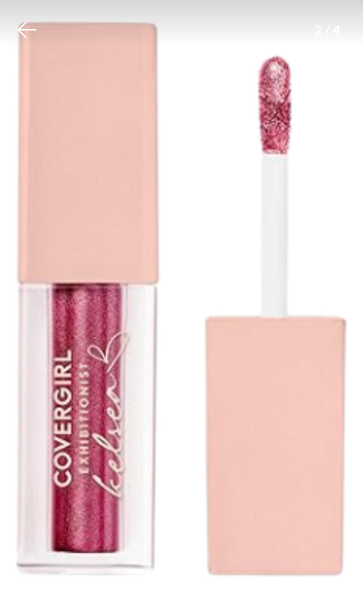 Sombra de ojos liquida con purpurina Covergirls