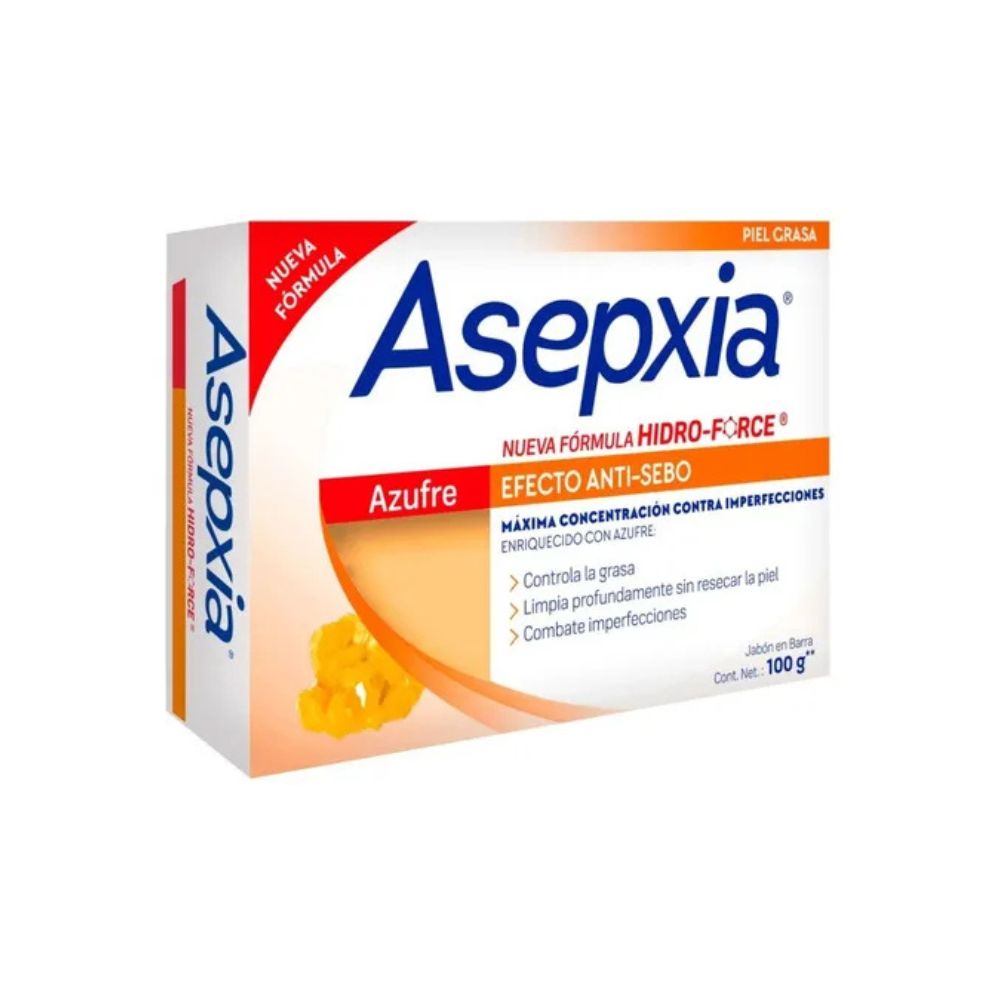 Jabón En Barra Asepxia Azufre X 100 G - La Tiendita de la Jose