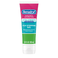Benadryl Gel Analgésico Tópico Antipicazón Extra Fuerte, 3.5 fl. Onz