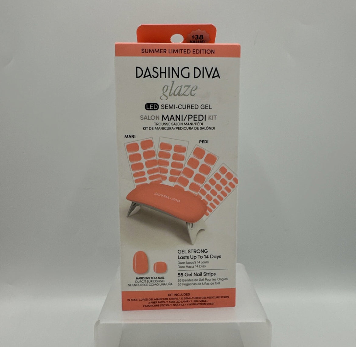 Set de uñas con lampara de secado incluida