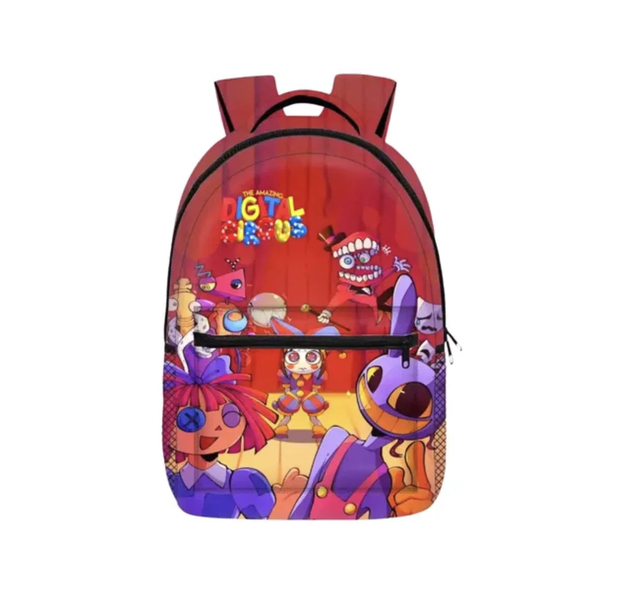 Mochila Escolar Diseño The Amazing Circus Digital Calidad - La Tiendita de la Jose