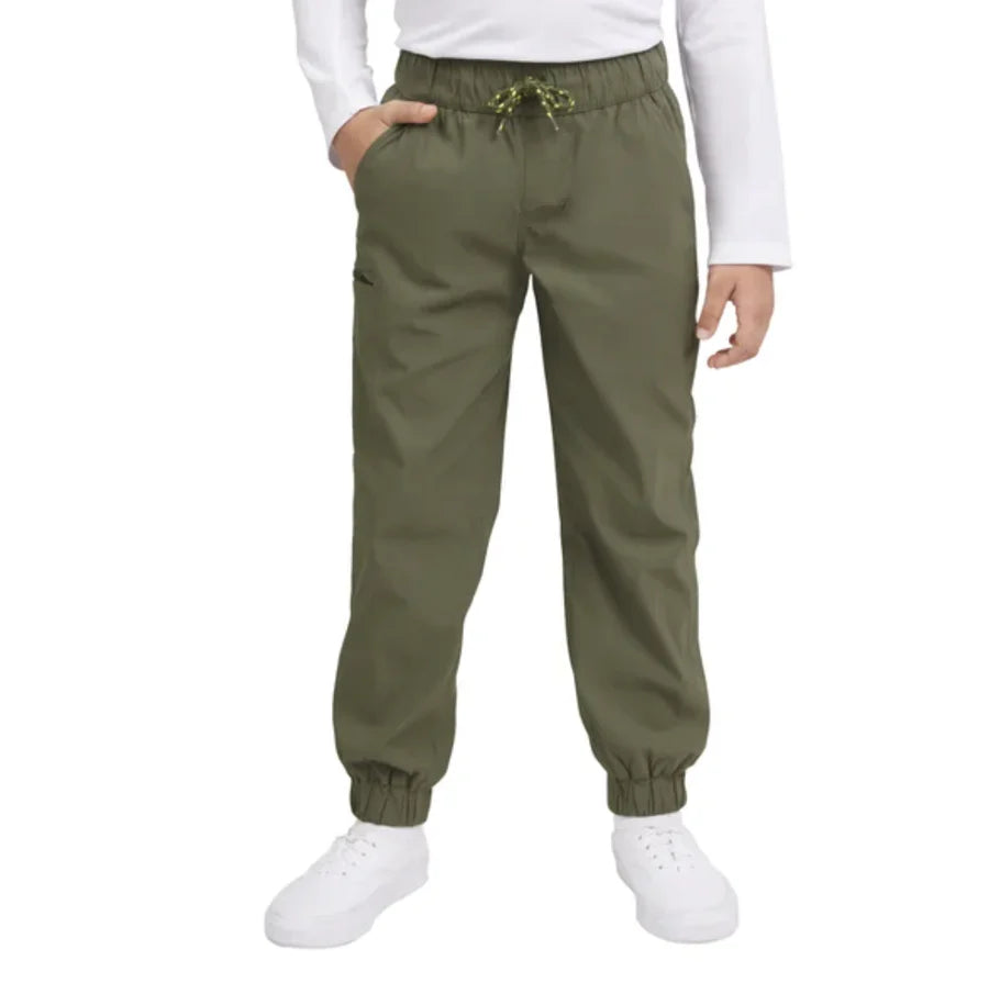 Pantalón deportivo juvenil vintage resistente a la intemperie con forro polar - La Tiendita de la Jose