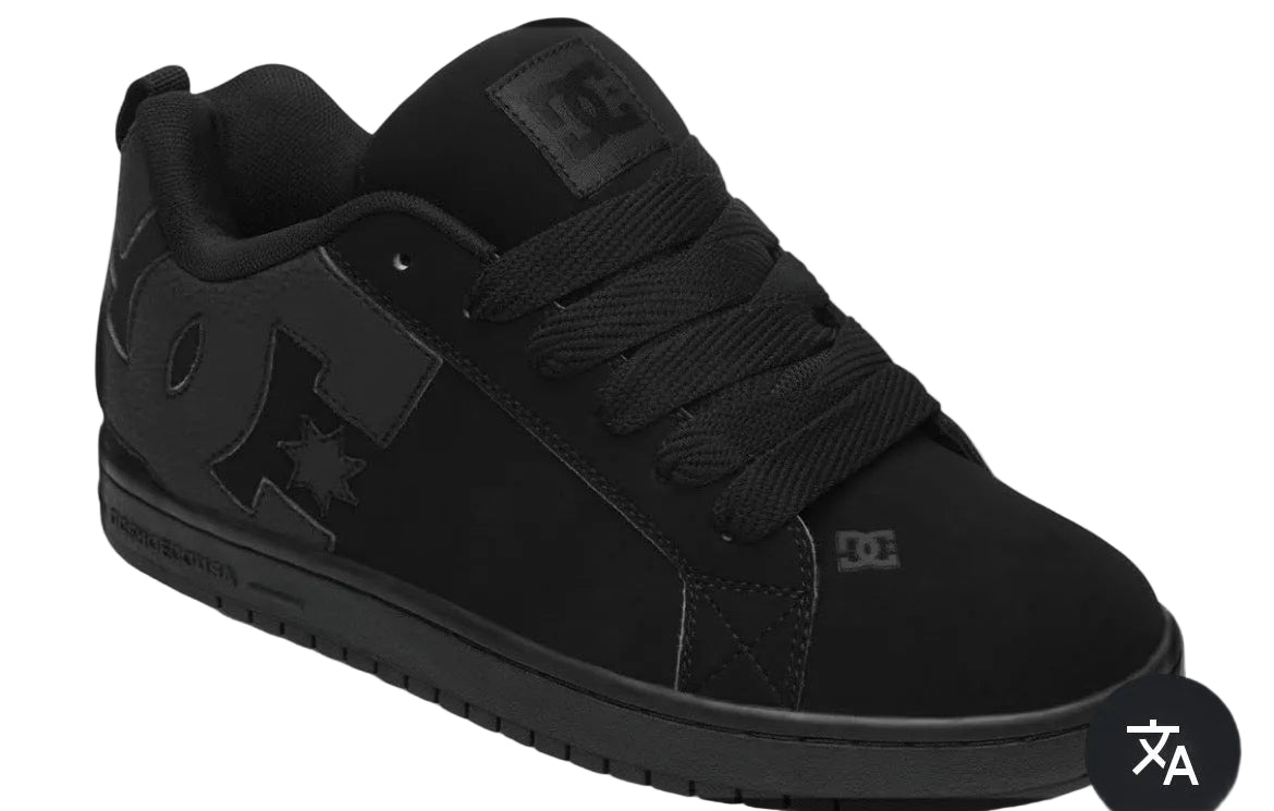 Zaprillas DC Court Graffik - Black/Black/Black
