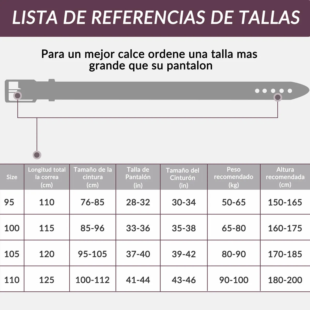Cinturón Cuero Hombre Ajustable Alta Calidad Negro / Marrón