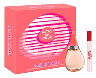 Set De Perfumería Mujer Gotas De Color Agatha Ruiz De La Prada / 50 Ml / Edt + Megaspritzer 10ml