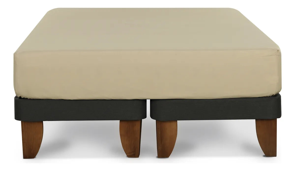 Set Sabanas Lisas 144h Taupe Sgl Taupe