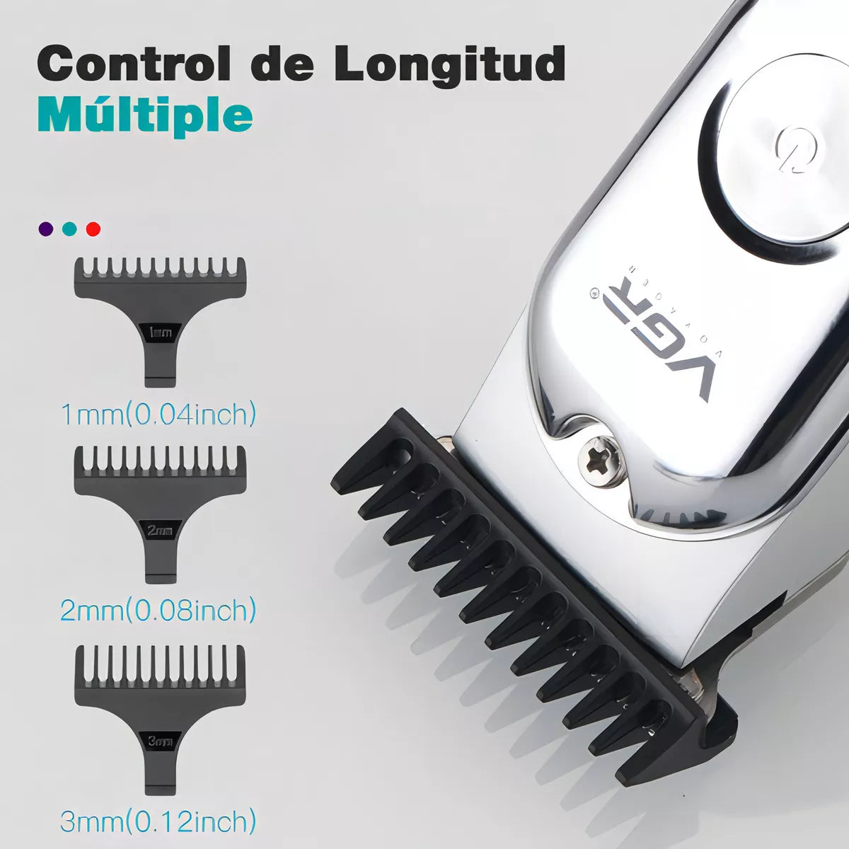 Cortapelos Eléctrico De Metal Vgr V-071 Corte De Pelo - La Tiendita de la Jose