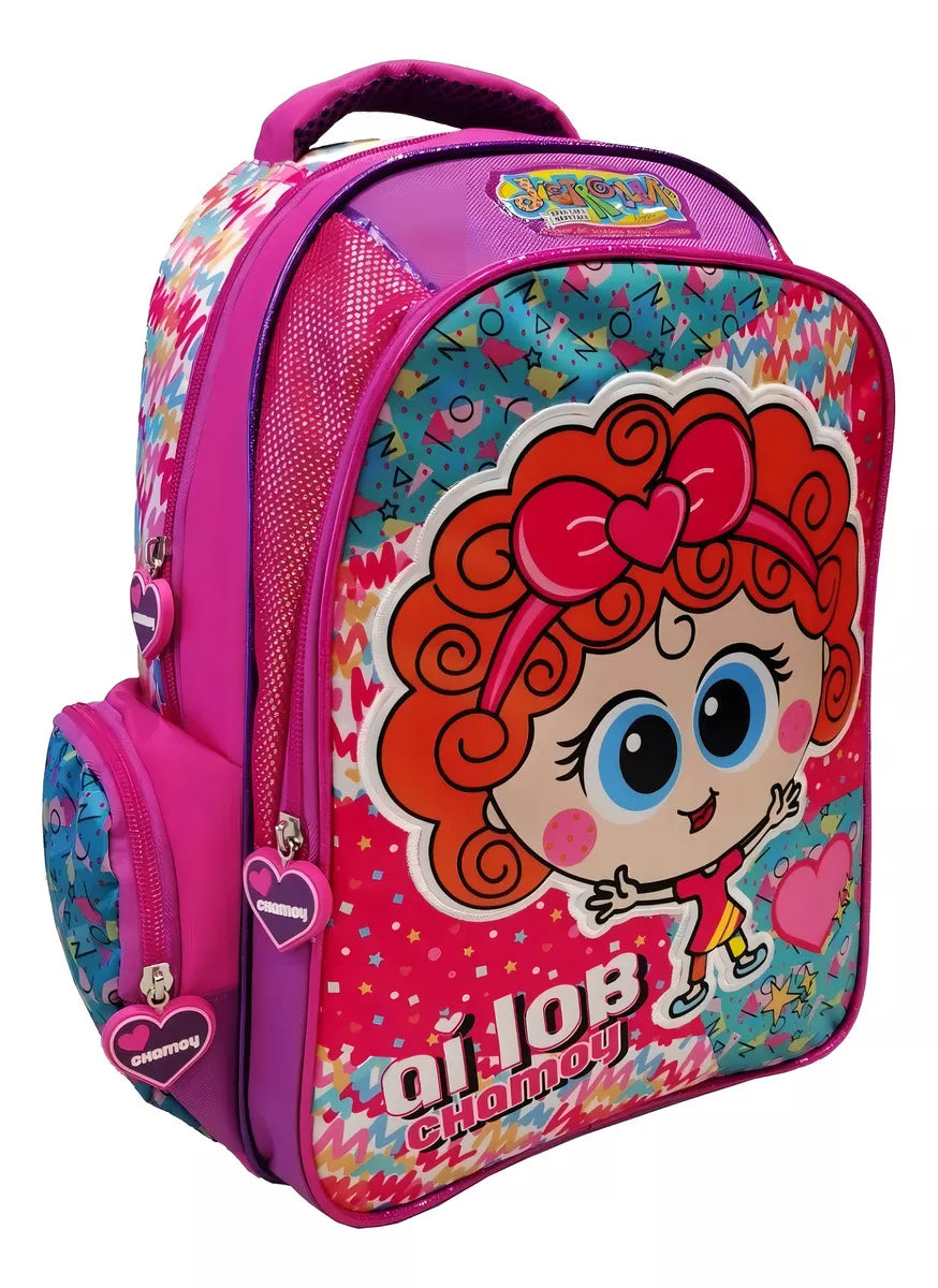 Mochila Distroller Chamoy Satin Color Rojo - La Tiendita de la Jose