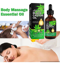 Aceite De Ricino Negro, Cabello Fuerte para Mejorar El Frizz - La Tiendita de la Jose