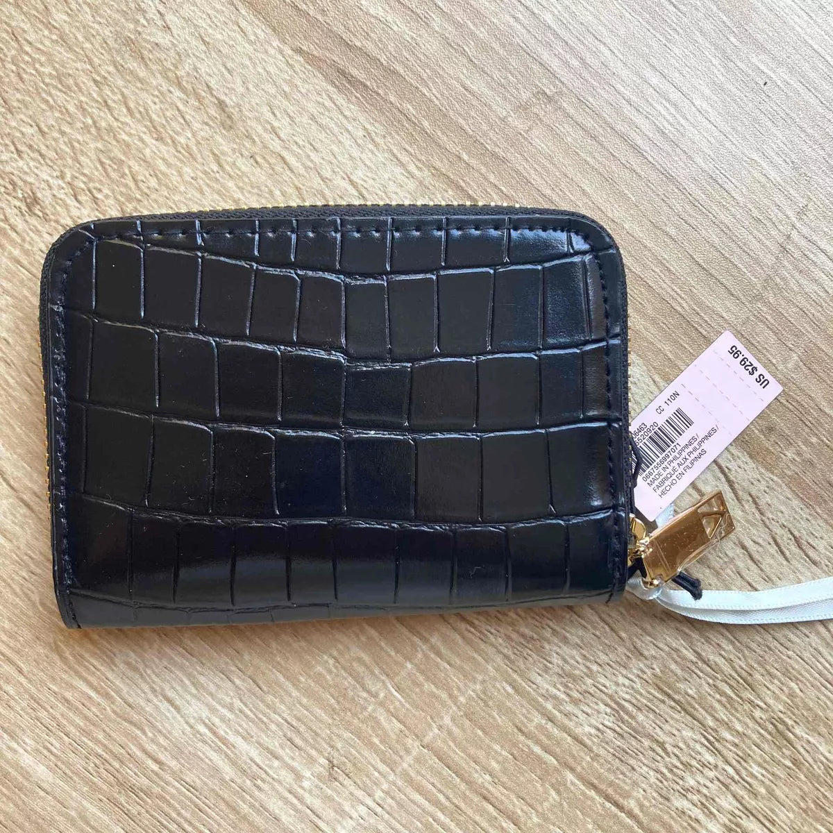 Billetera Pequeña Colorblock Cafe Negro - La Tiendita de la Jose