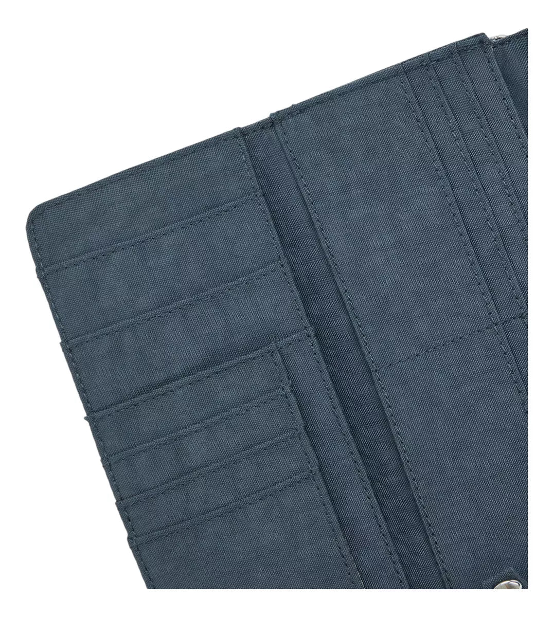 Billetera Kipling Rubi Color Nocturnal Grey Metalic Color Gris Nocturno Diseño De La Tela Liso - La Tiendita de la Jose