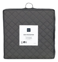 Quilt Polycotton Taupe King Gris Lisa