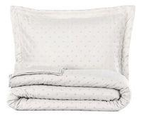 Juego Para Cama De Microfibra En Color Blanco Tamaño King Cic