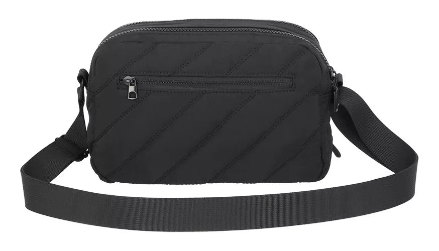 Cartera Cruzada Mujer Sara Negra M - La Tiendita de la Jose