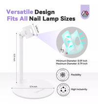 Saviland Soporte Para Lámpara De Uñas Uv Rotación De 360 - La Tiendita de la Jose