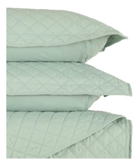Juego De Cama Polycotton En Color Menta King De 2 Plazas