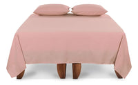 Set Sabanas Lisas 180 Hilos Rosa 1 Plaza