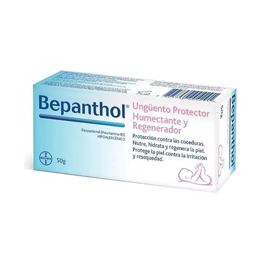 Bepanthol Crema Unguento Protector Regenerador 50g - La Tiendita de la Jose