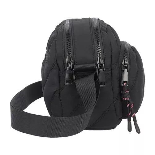 Cartera Cruzada Mujer Sara Negra M - La Tiendita de la Jose