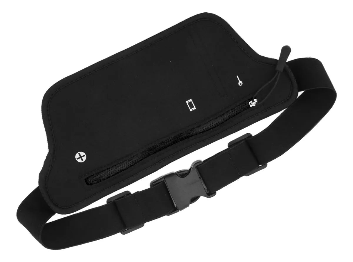 Riñonera Bananos Hombre Deportiva Premium De Viaje Negro - La Tiendita de la Jose