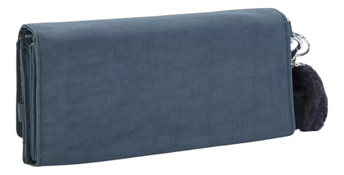 Billetera Kipling Rubi Color Nocturnal Grey Metalic Color Gris Nocturno Diseño De La Tela Liso - La Tiendita de la Jose
