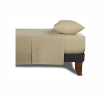 Set Sabanas Lisas 144h Taupe Sgl Taupe