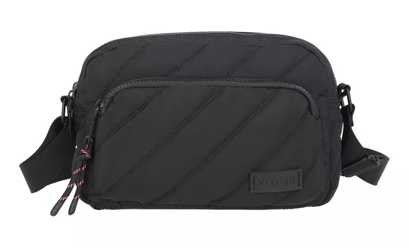 Cartera Cruzada Mujer Sara Negra M - La Tiendita de la Jose