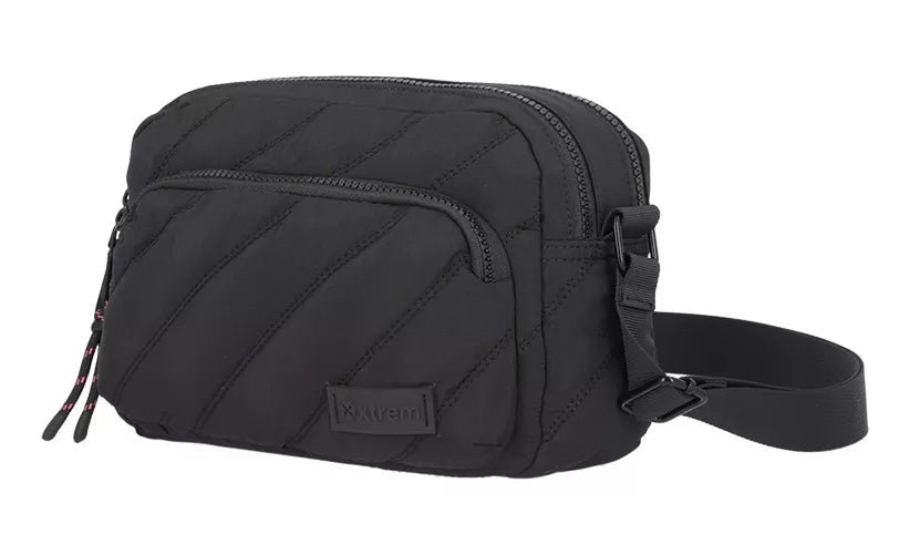 Cartera Cruzada Mujer Sara Negra M - La Tiendita de la Jose