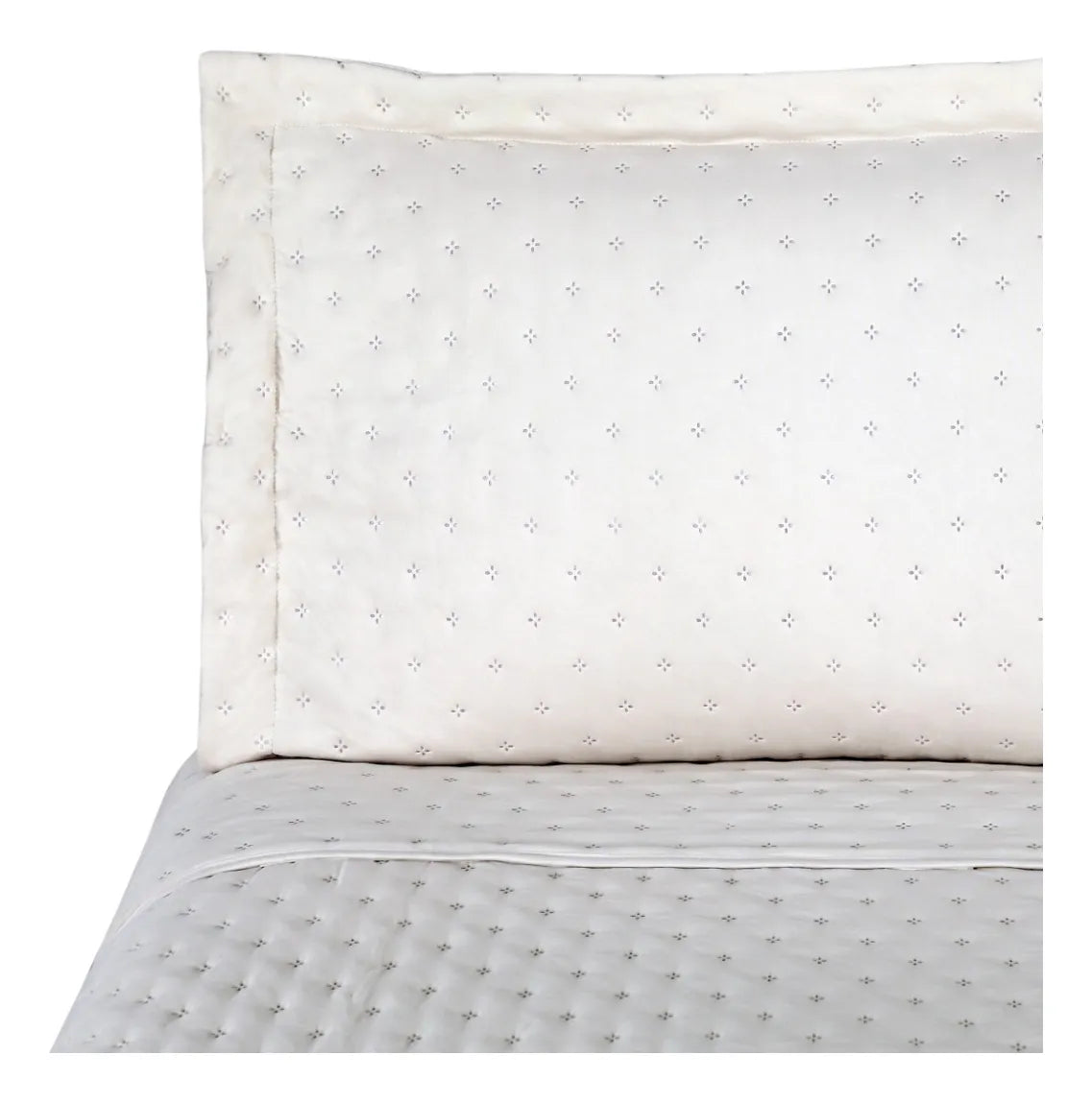 Juego Para Cama De Microfibra En Color Blanco Tamaño King Cic