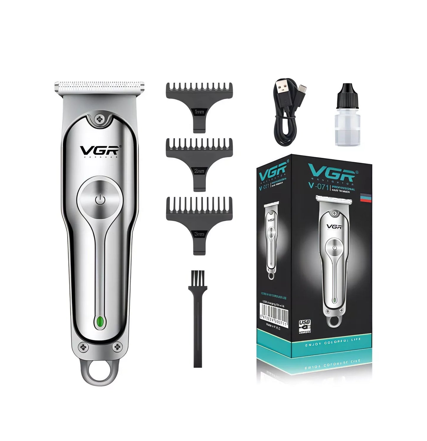 Cortapelos Eléctrico De Metal Vgr V-071 Corte De Pelo - La Tiendita de la Jose