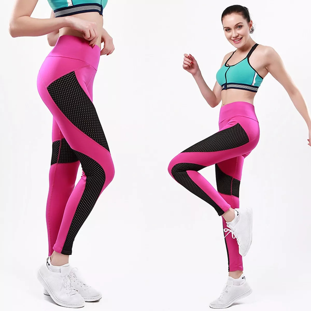Leggins Licra Colombiana Deportivos Gym Levanta Gluteos Moda - La Tiendita de la Jose