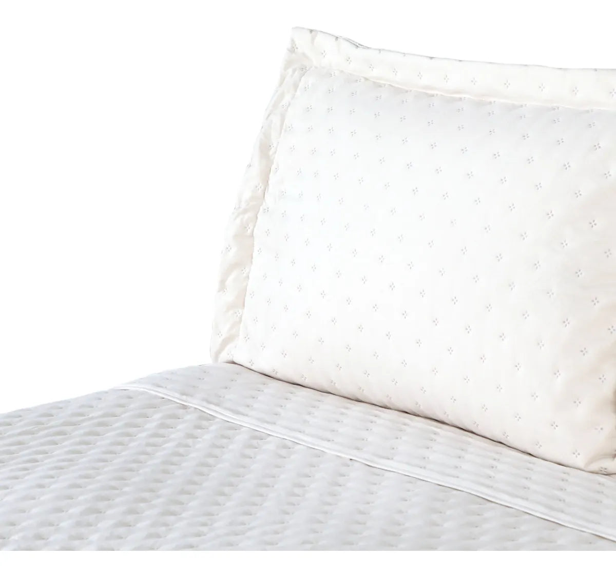 Juego Para Cama De Microfibra En Color Blanco Tamaño King Cic