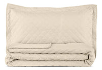 Juego de Cama Polycotton Hecho En Color Beige De 2 Plazas CIC