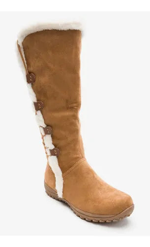 Botas Forradas Mujer Altas Térmicas Calidas Antideslizantes - La Tiendita de la Jose