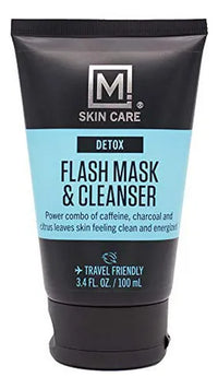 M. Skin Care Detox Flash Facial Mask And Cleanser For Men.