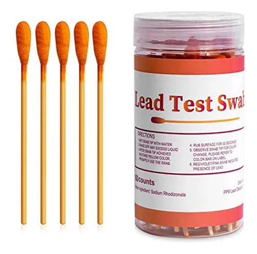 Kit de hisopos para prueba de pintura con plomo 60 hisopos, para el hogar